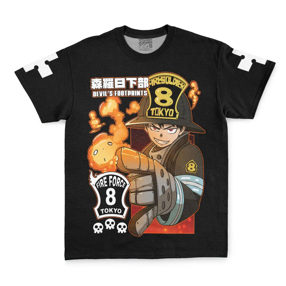 Buildercar - Shinra Kusakabe Successor Fire Force Streetwear T-Shirt