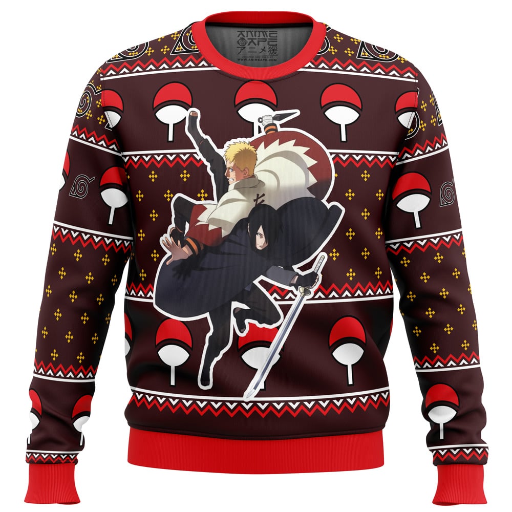 Buildercar - Shippuden Sasuke Grown Ugly Christmas Sweater