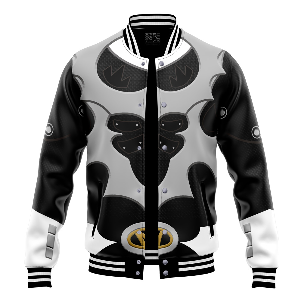 Buildercar - Silver Psycho Rangers Varsity Jacket