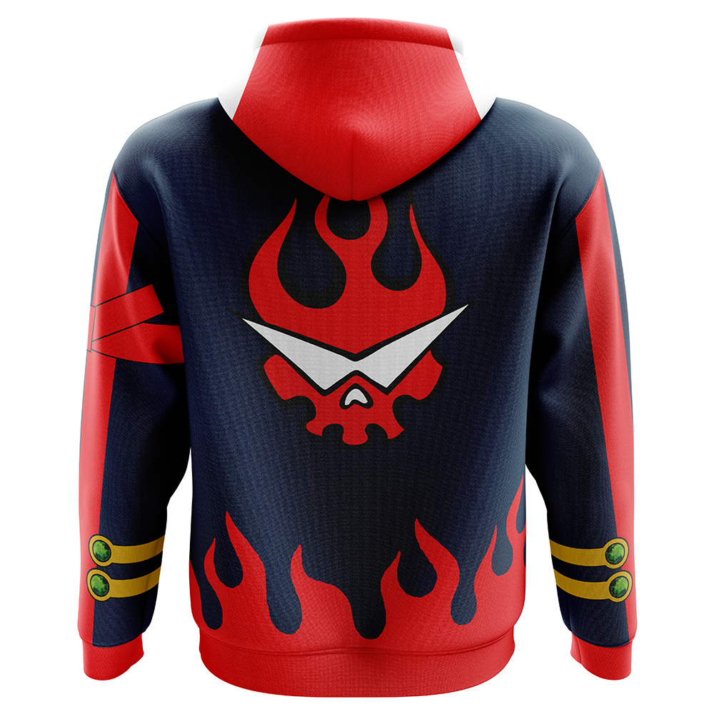 Buildercar - Simon Coat Tengen Toppa Gurren Lagann Hoodie - Image 2