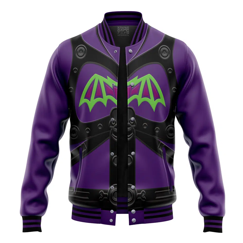 Buildercar - Skeletor Battle Armor Masters of the Universe Varsity Jacket