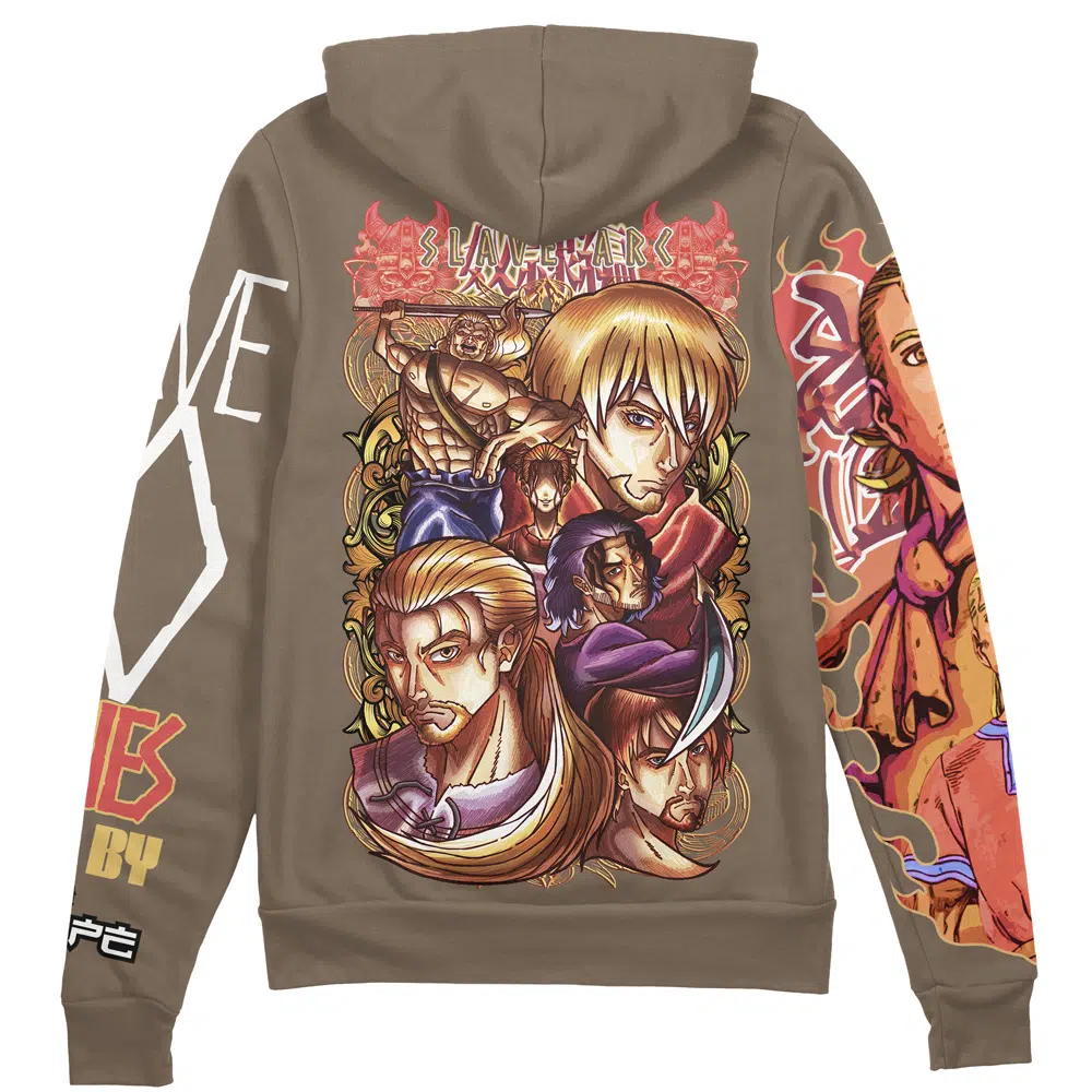 Buildercar - Slave Arc Vinland Saga Streetwear Zip Hoodie Jacket