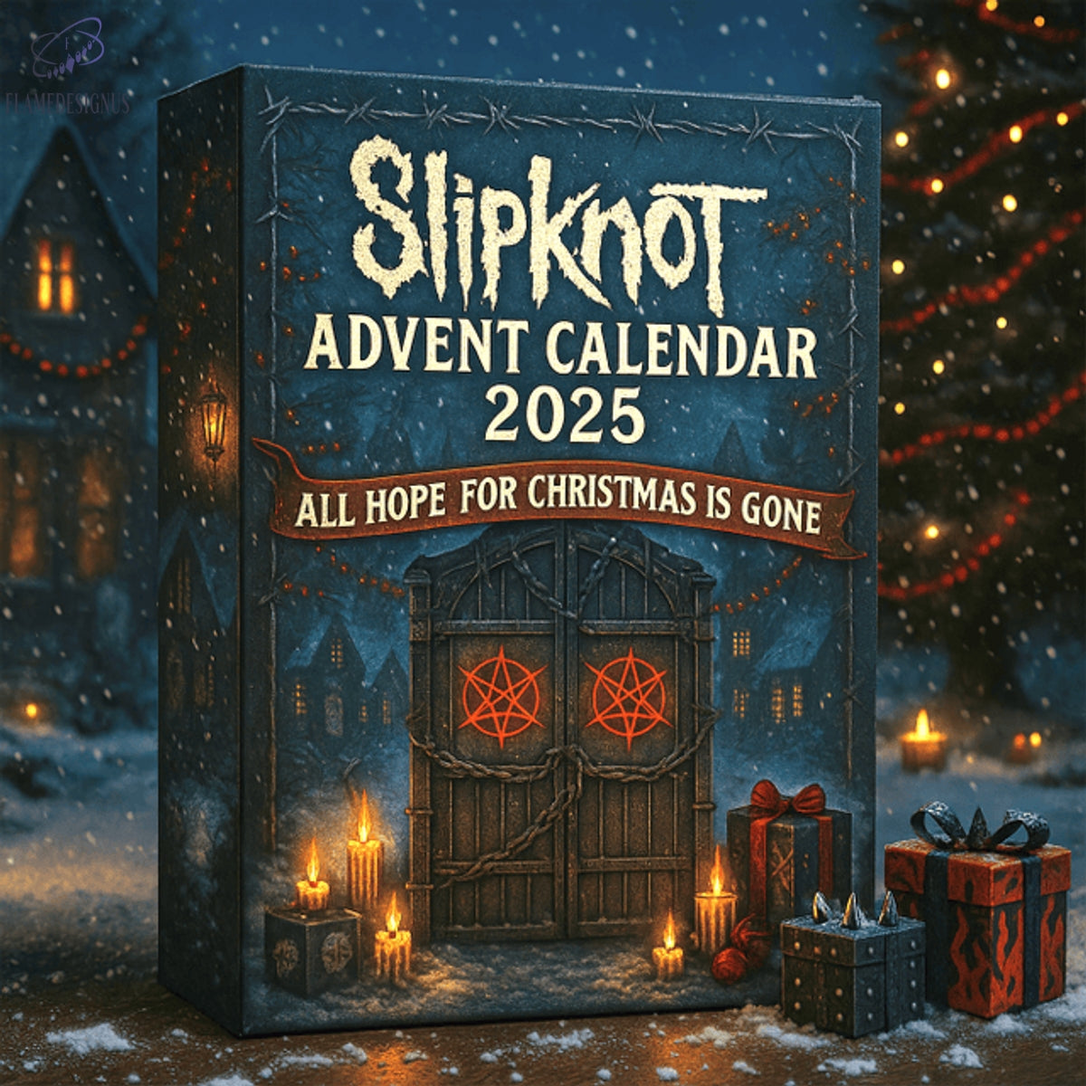 Buildercar - Slipknot Advent Calendar All Hope For Christmas Is Gone -2D Acrylic