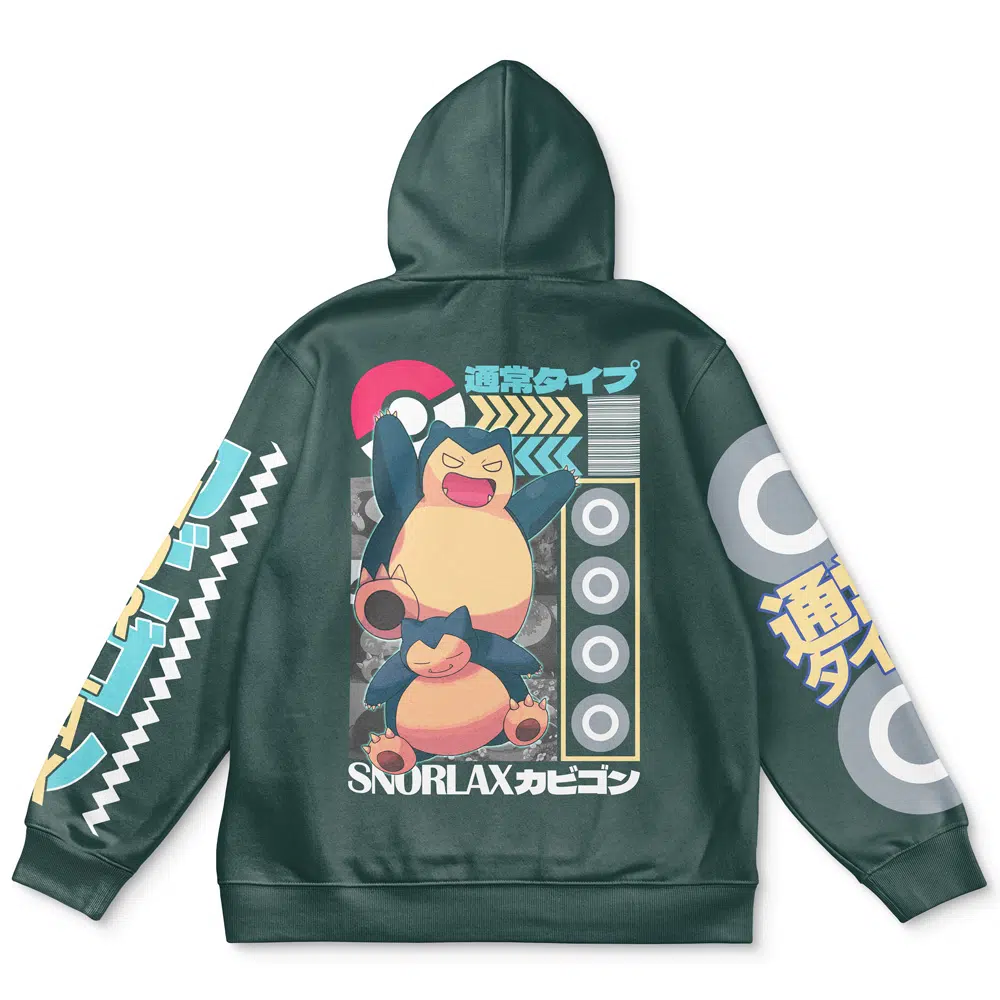 Buildercar - Snorlax V2 Pokemon Streetwear Hoodie