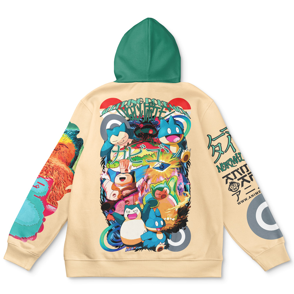 Buildercar - Snorlax V4 Pokemon Streetwear Hoodie