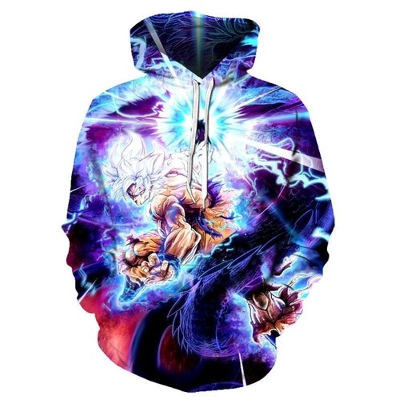 Buildercar - Son Goku Dragon Ball Super Saiyan Over Print 3d Hoodie 42