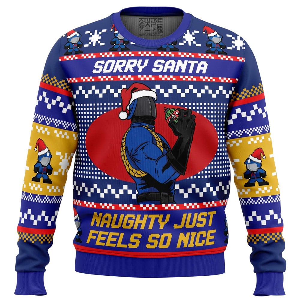Buildercar - Sorry Santa Cobra Commander GI Joe Ugly Christmas Sweater