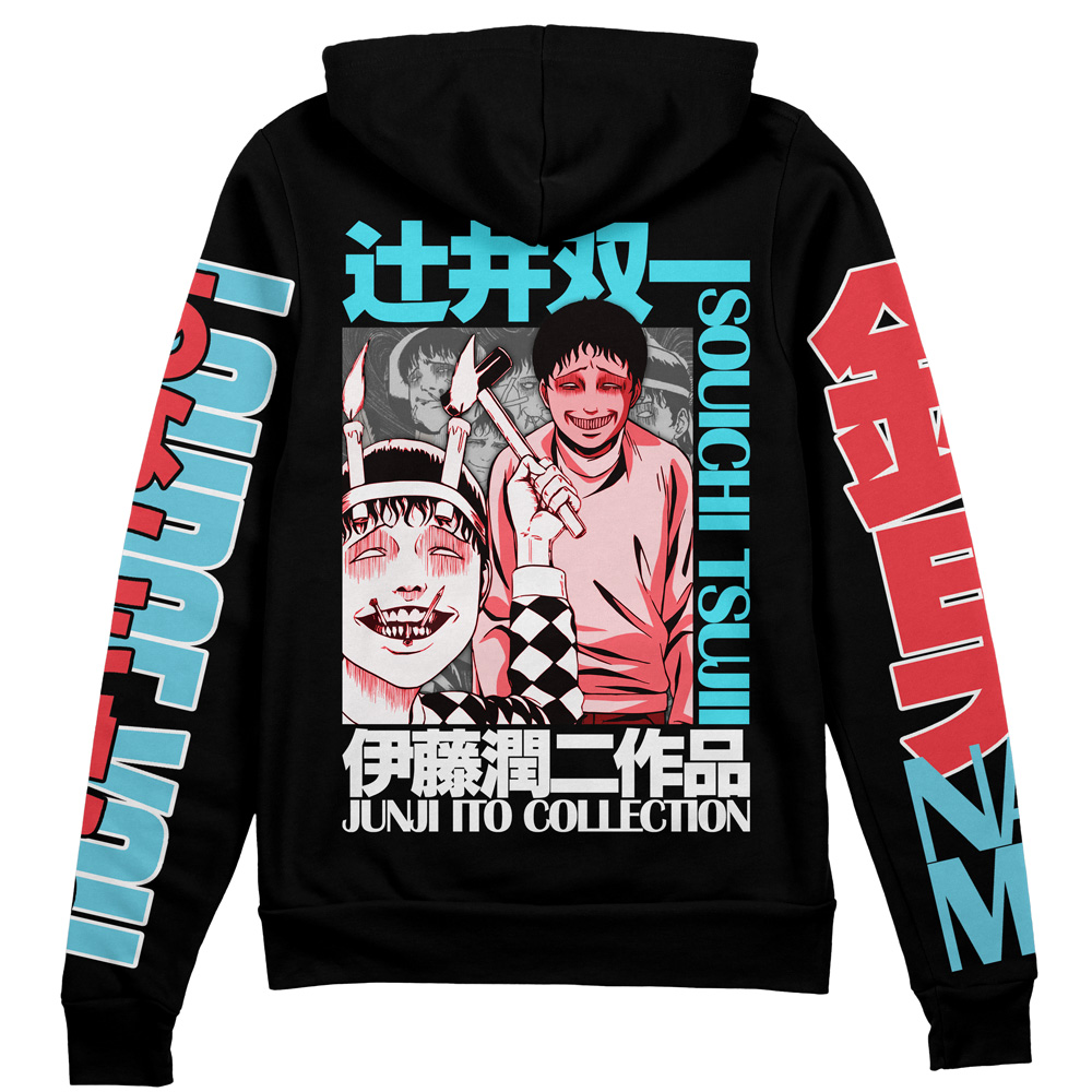 Buildercar - Souichi Junji Ito Collection Streetwear Zip Hoodie Jacket