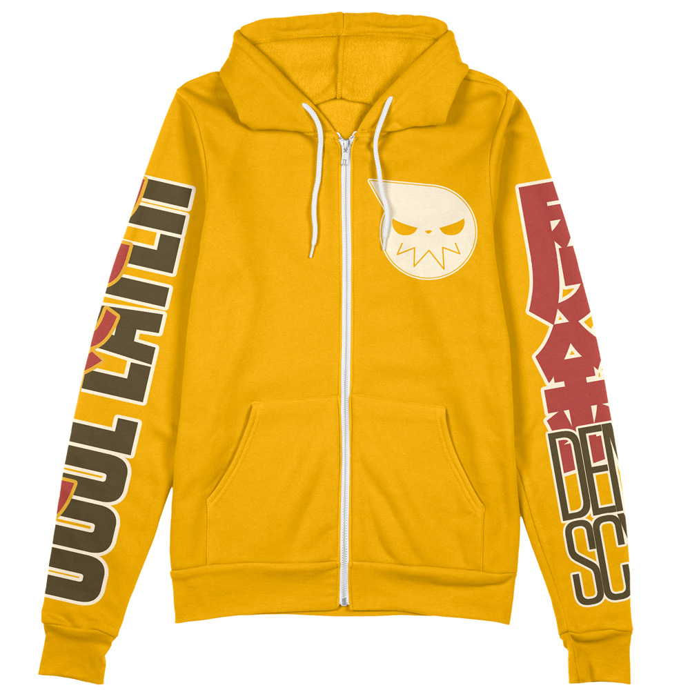 Buildercar - Soul Evans Soul Eater Streetwear Zip Hoodie Jacket - Image 2