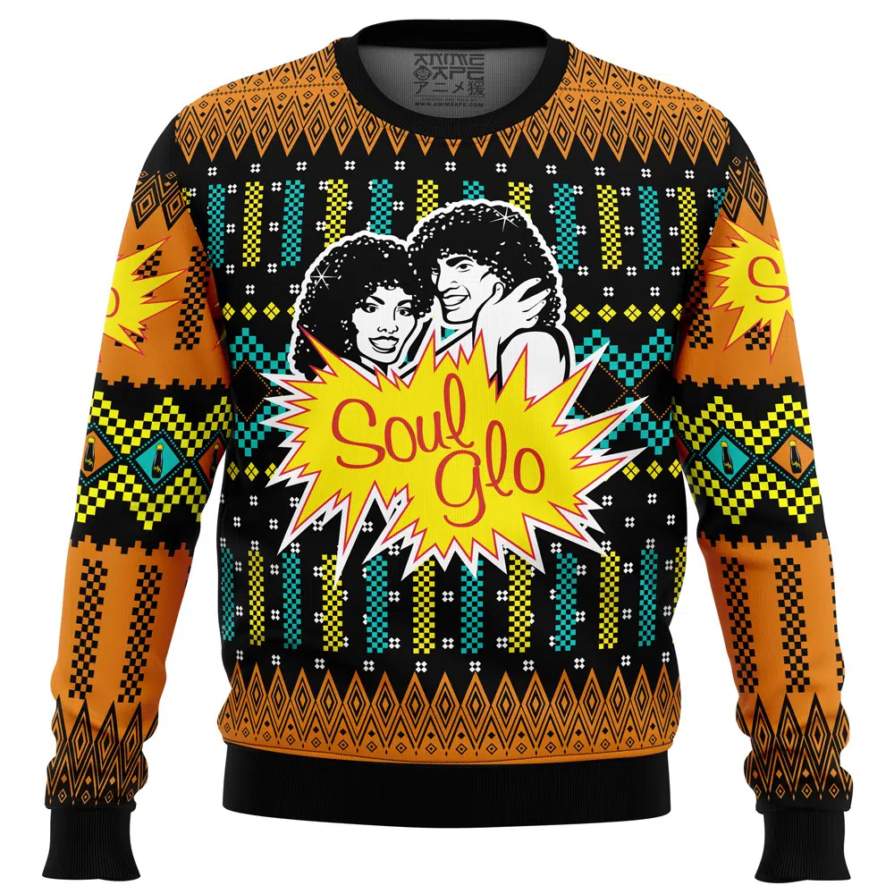 Buildercar - Soul Glo Coming To America Ugly Christmas Sweater