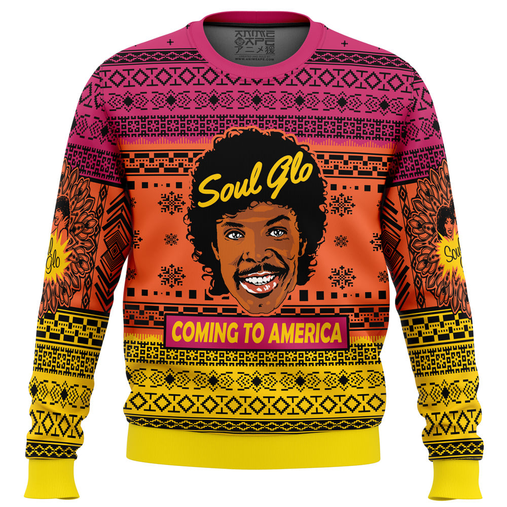 Buildercar - Soul Glo Coming to America Ugly Christmas Sweater