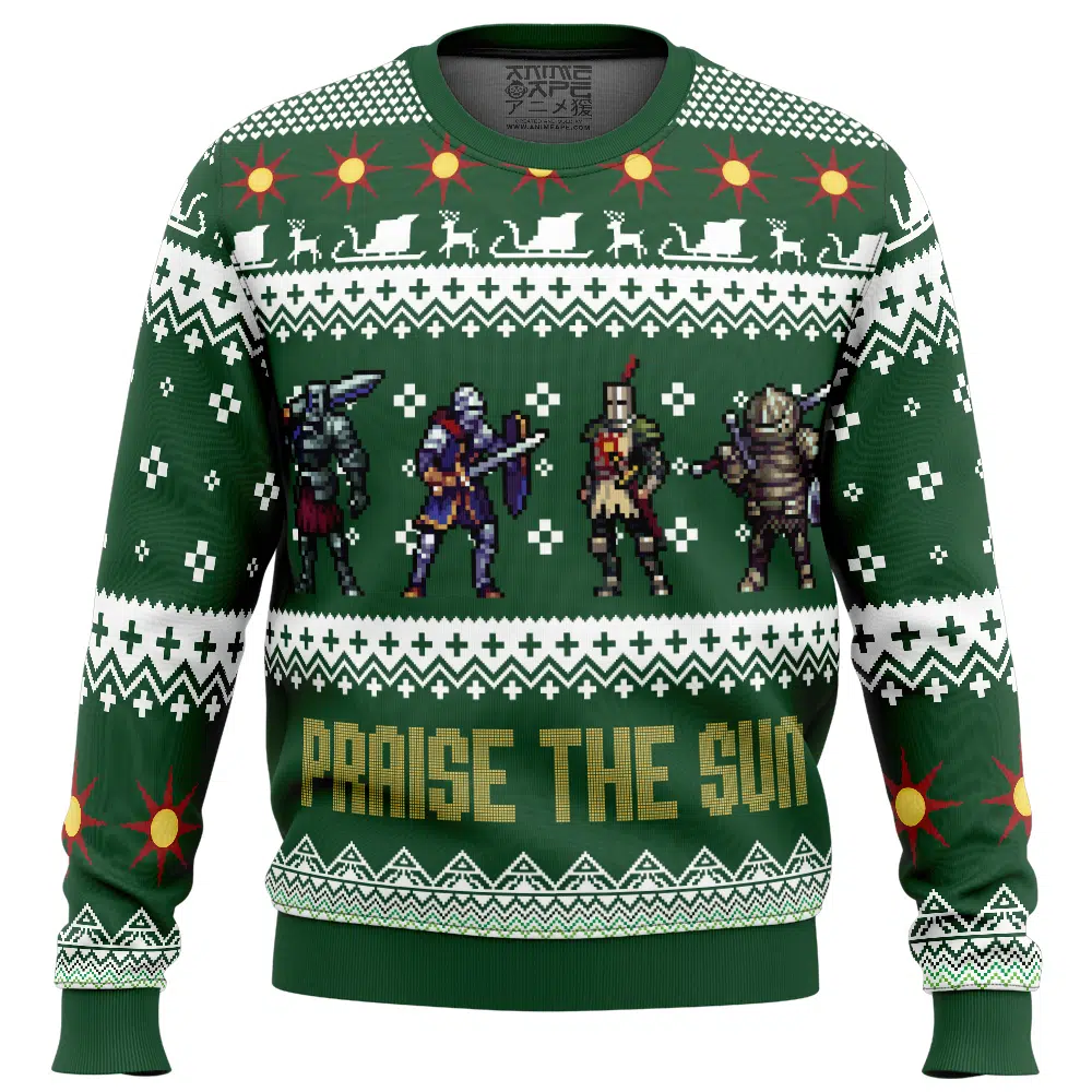 Buildercar - Souls Squad Dark Souls Ugly Christmas Sweater