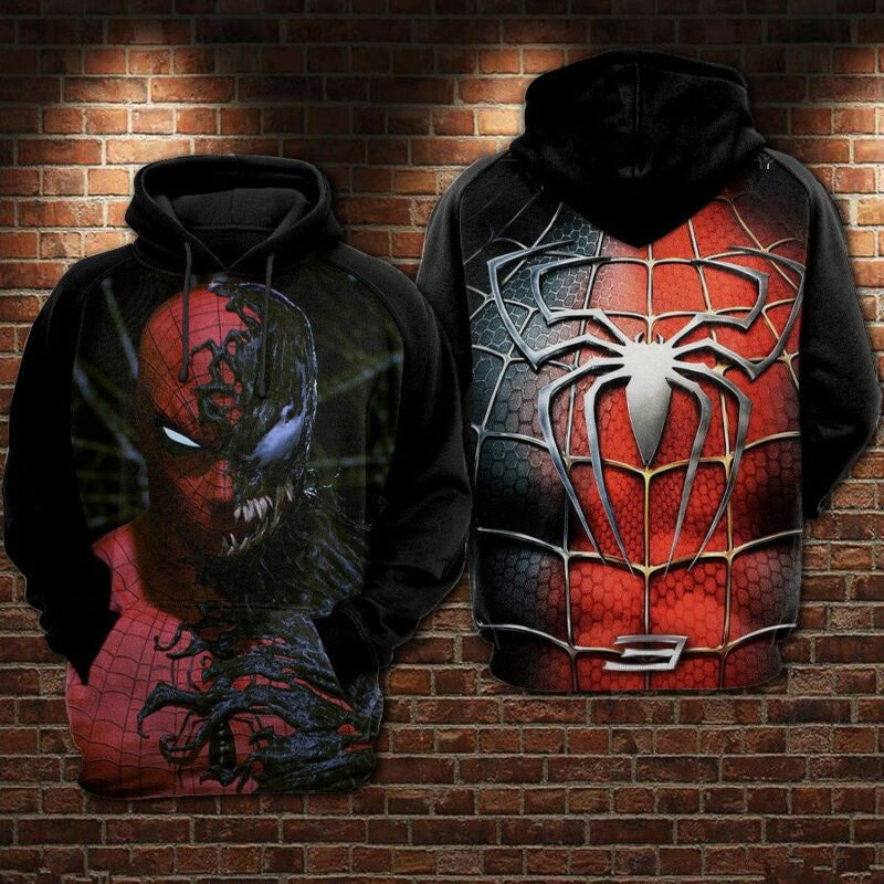Buildercar - Spider Man- 3d Full Print Hoodies 121