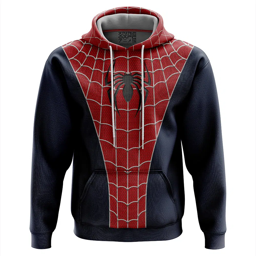 Buildercar - Spiderman Cosplay Marvel Comics Hoodie