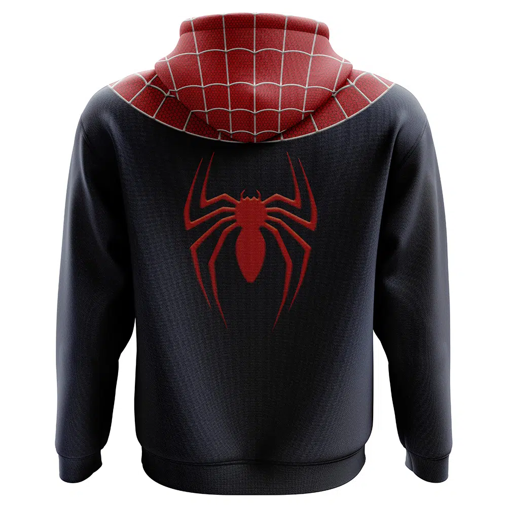 Buildercar - Spiderman Cosplay Marvel Comics Hoodie - Image 2