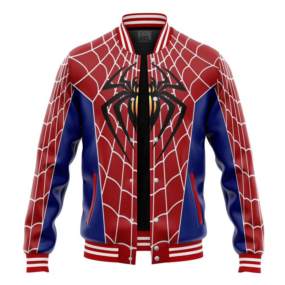 Buildercar - Spiderman Turn off The Dark Marvel Varsity Jacket