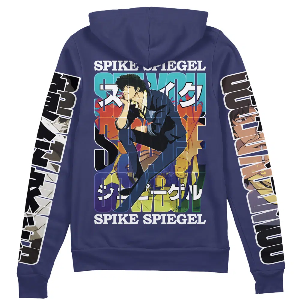 Buildercar - Spike Spiegel Cowboy Bebop Streetwear Zip Hoodie Jacket