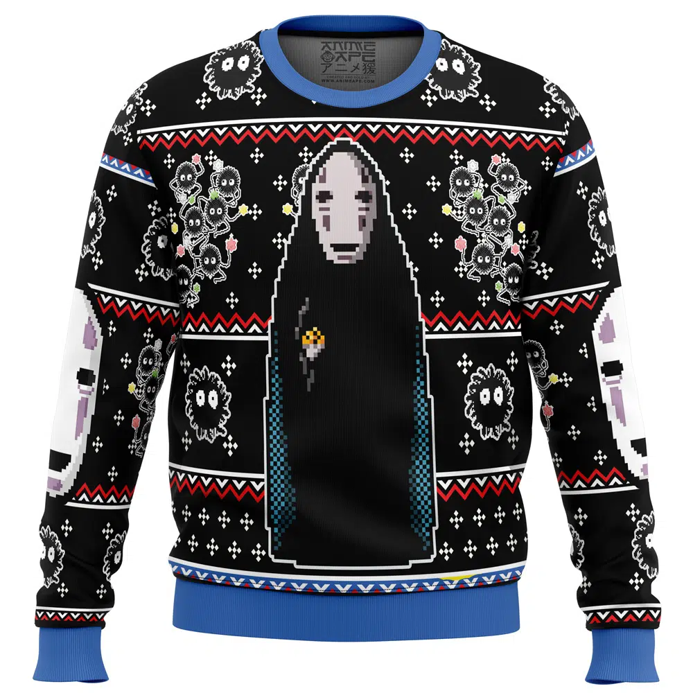 Buildercar - Spirited Away No Face Ugly Christmas Sweater