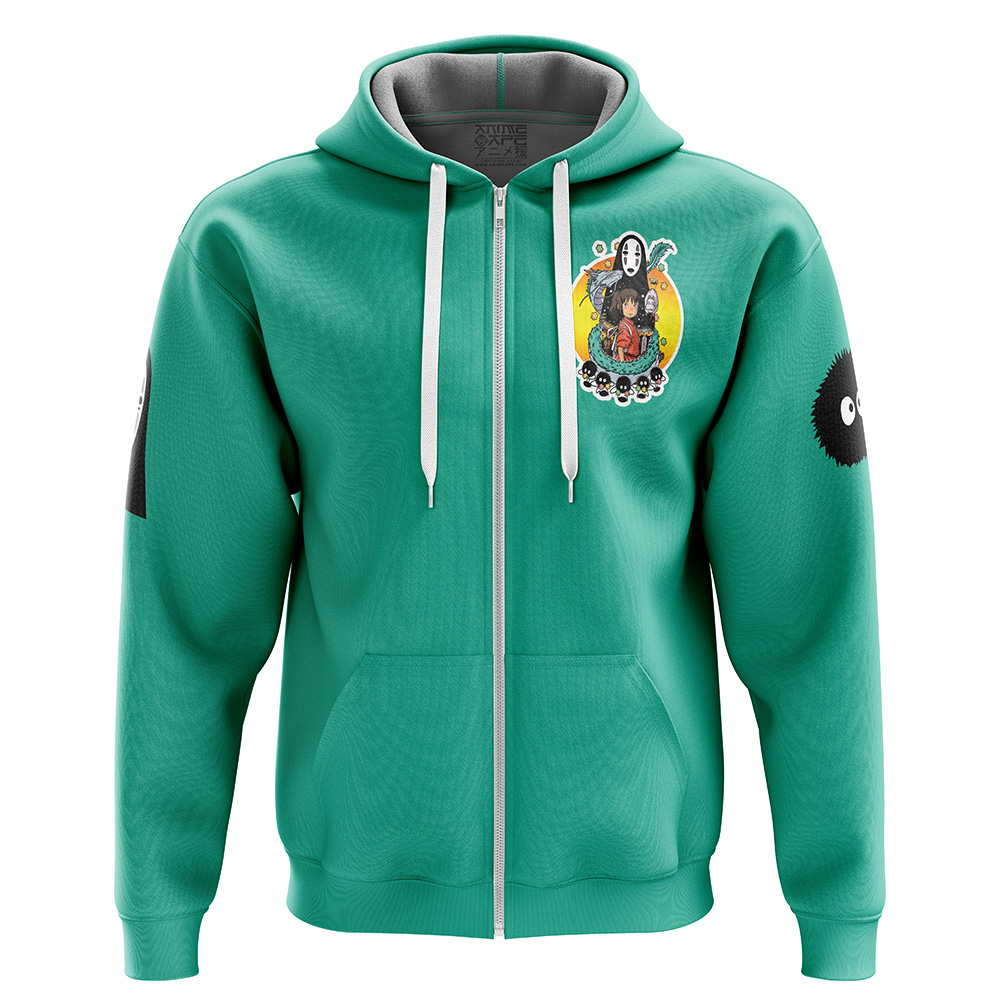 Buildercar - Spirited Away Studio Ghibli Zip Hoodie Jacket
