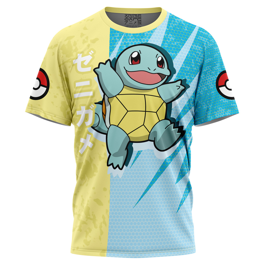 Buildercar - Squirtle Attack Pokemon T-Shirt