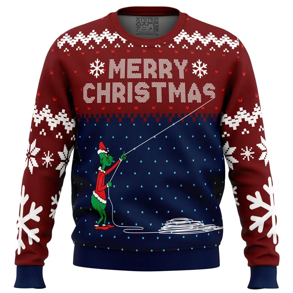 Buildercar - Stealing Christmas Dr. Seuss Grinch Ugly Christmas Sweater