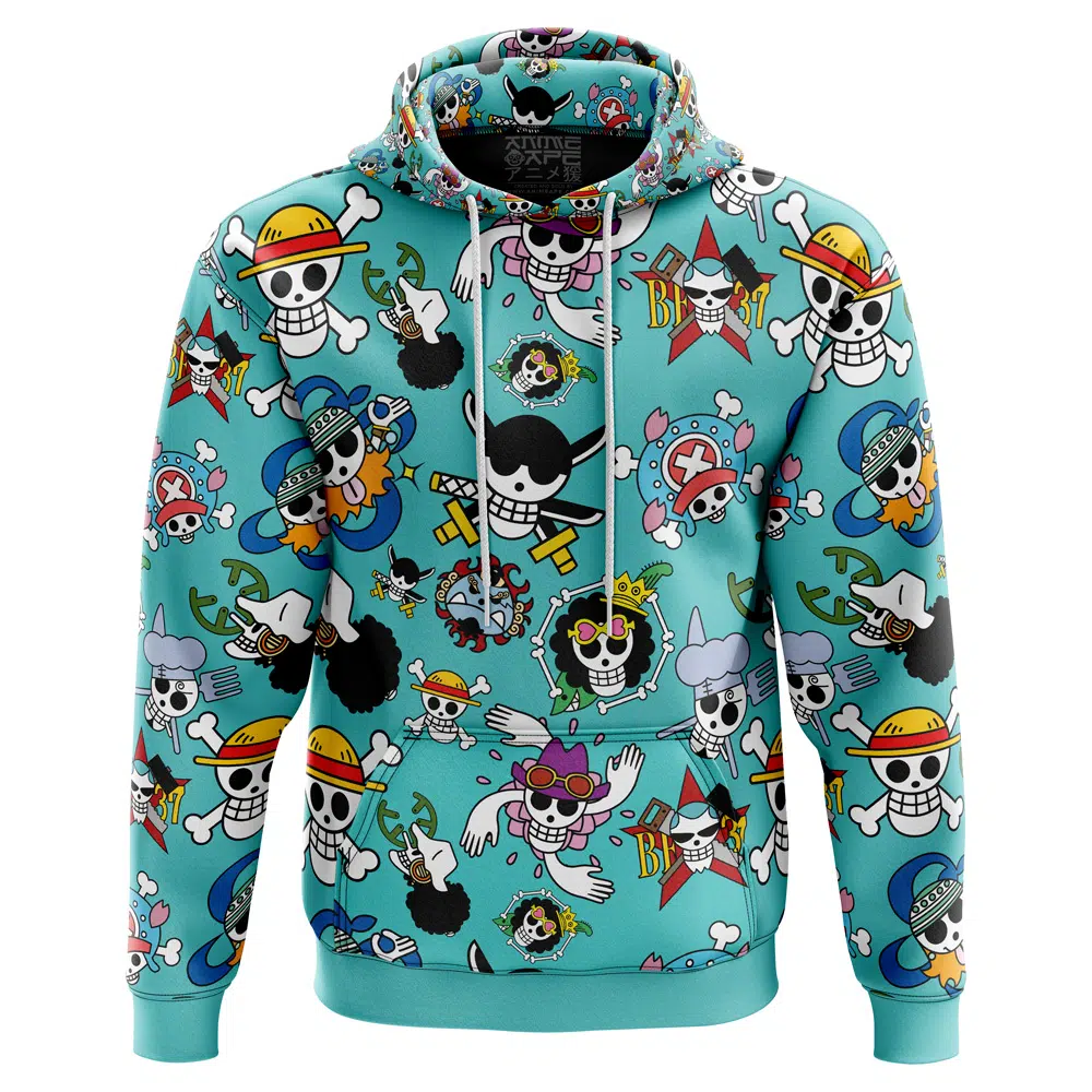 Buildercar - Strawhats Jolly Roger One Piece Hoodie