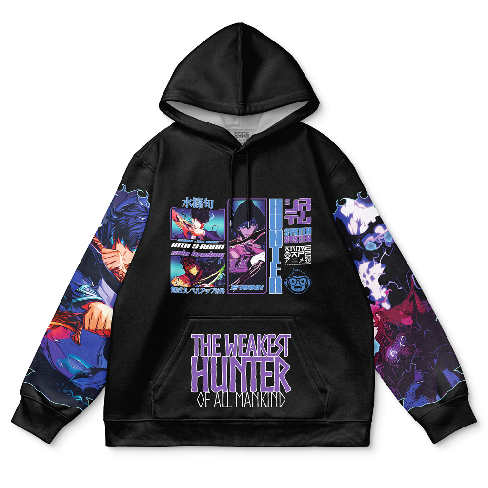 Buildercar - Sung Jin Woo V2 Solo Leveling Streetwear Hoodie - Image 2