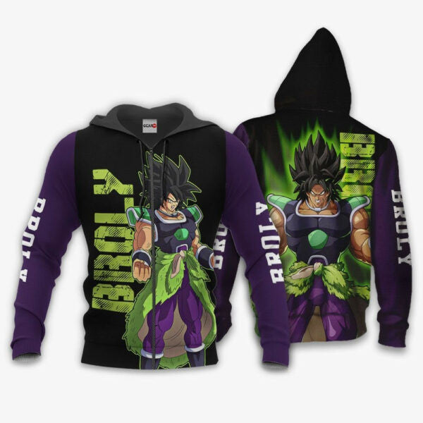 Buildercar - Super Broly Dragon Ball Anime 1k157 Fan Gift Hoodie 2009
