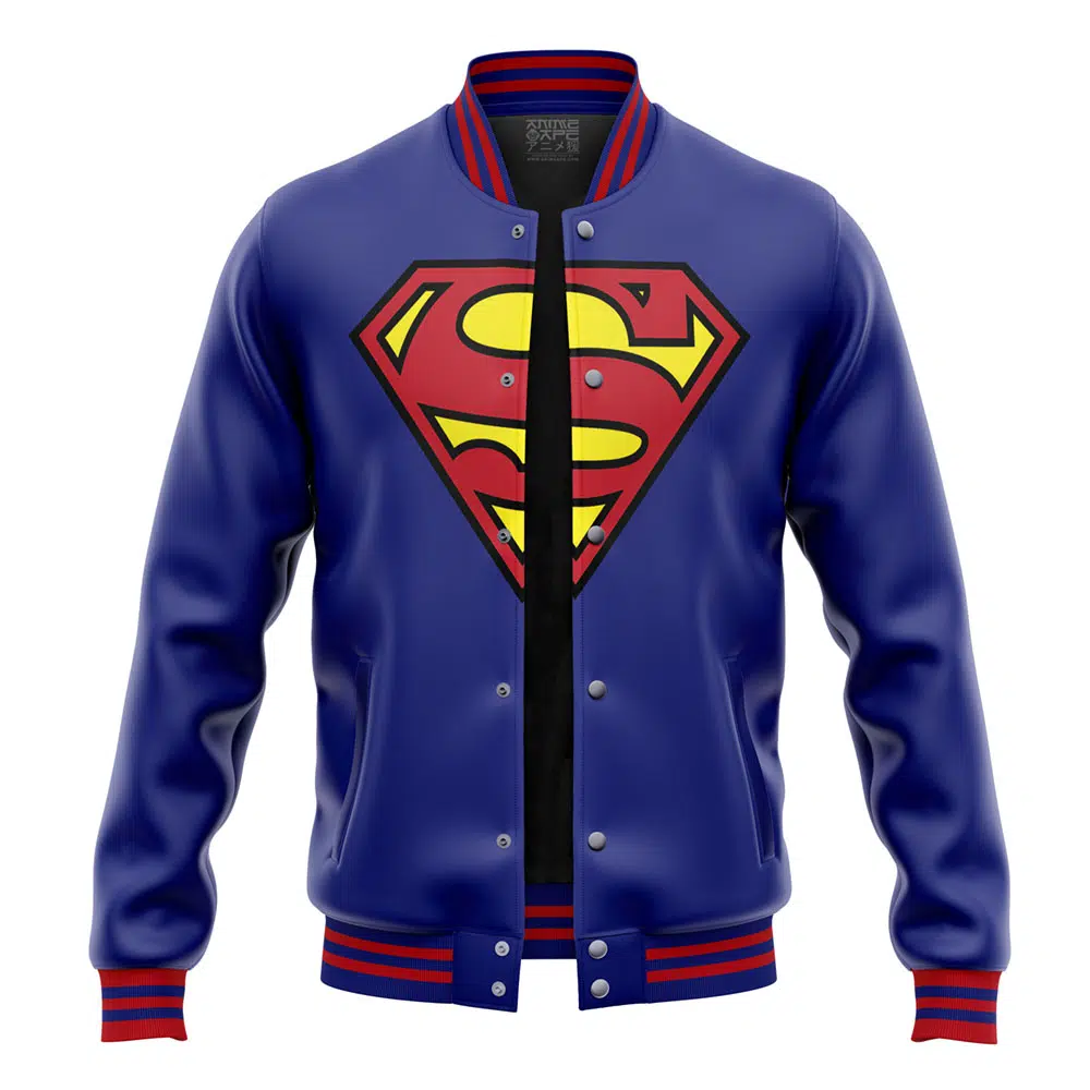 Buildercar - Superman DC Comics Varsity Jacket