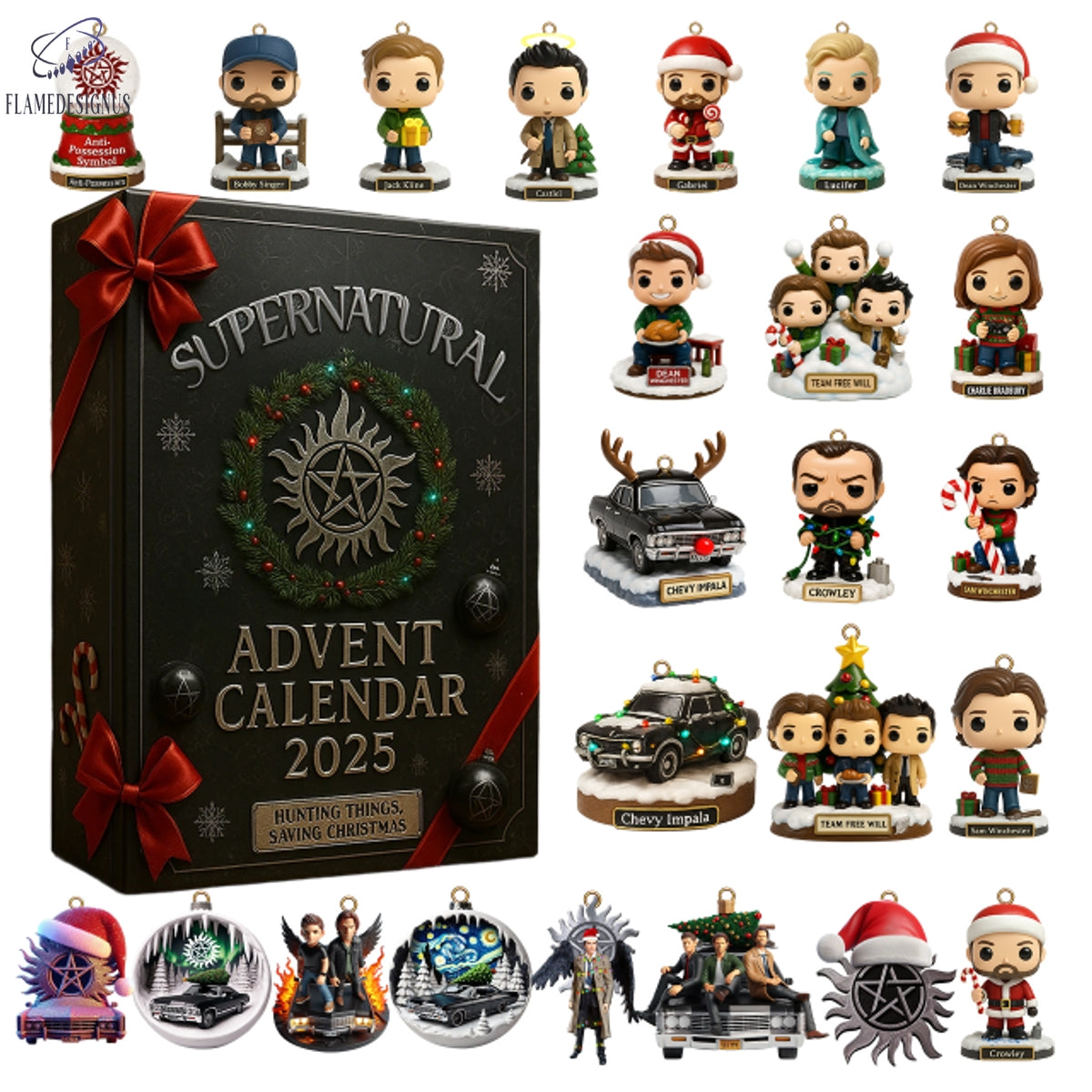 Buildercar - Supernatural 2025 Advent Calendar -2D Acrylic
