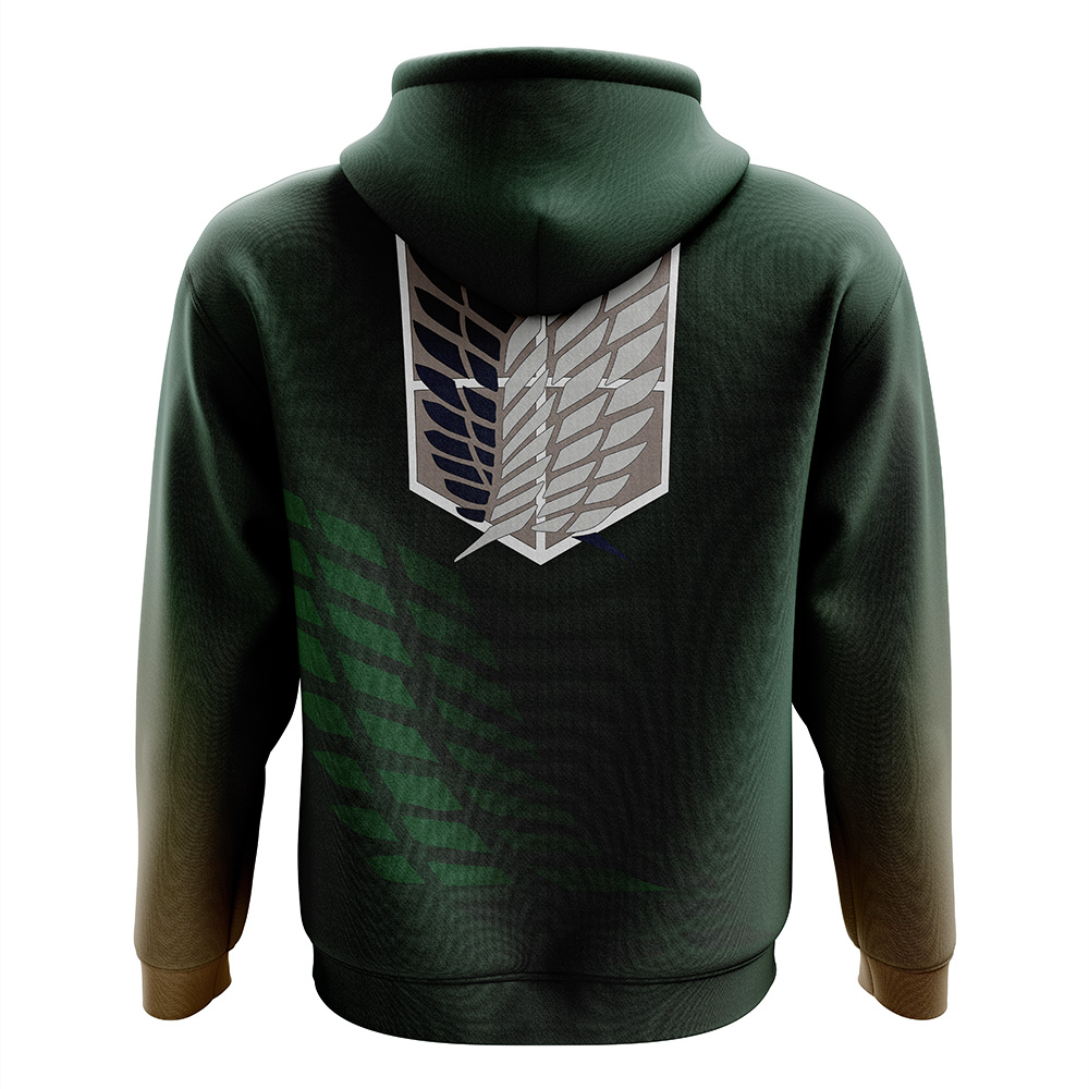 Buildercar - Survery Corps Attack on Titan Zip Hoodie Jacket - Image 2