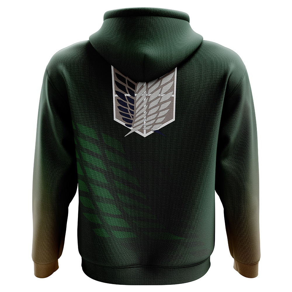 Buildercar - Survey Corps Attack on Titan Hoodie - Image 2