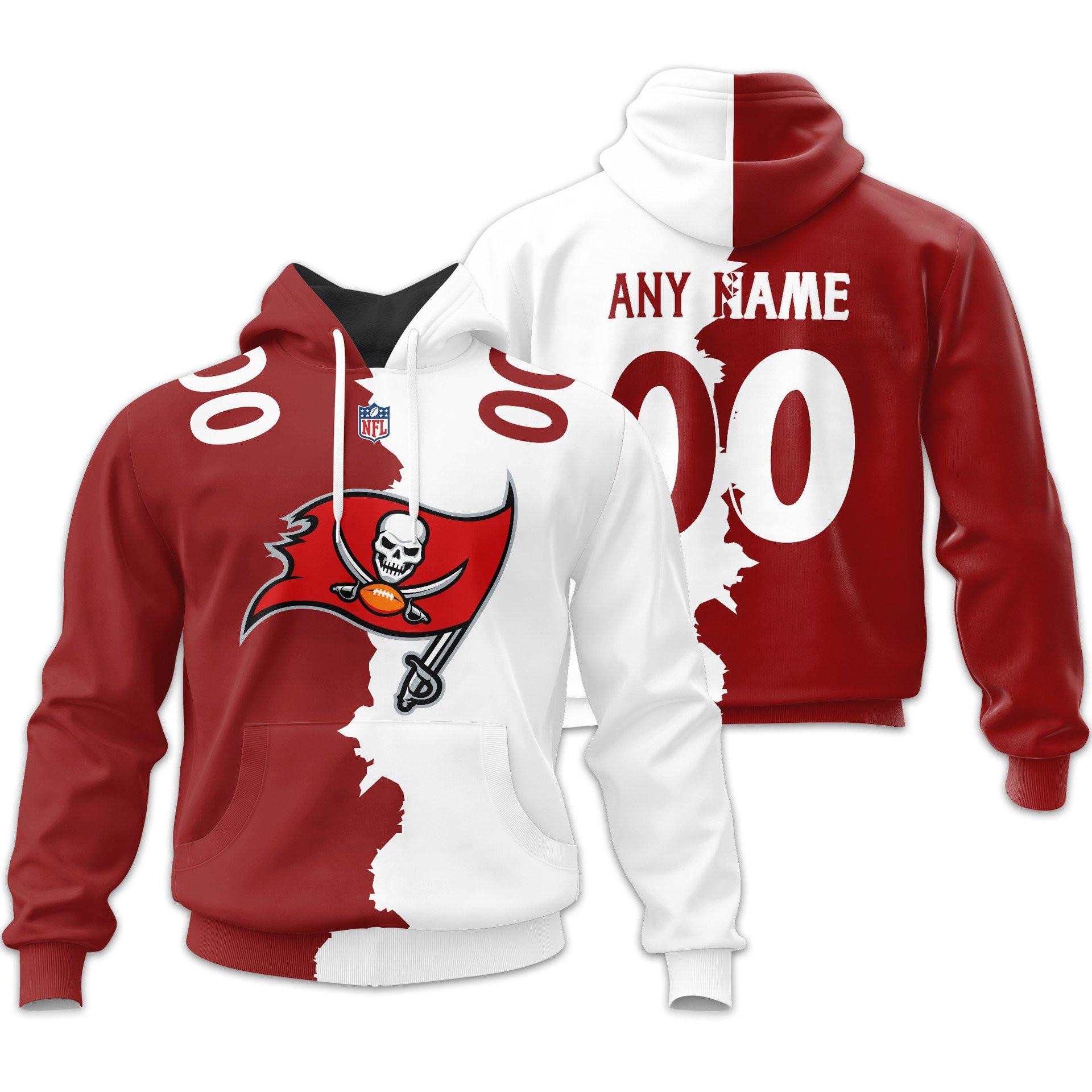 Buildercar - Tampa Bay Buccaneers | Home Mix Away Hoodie