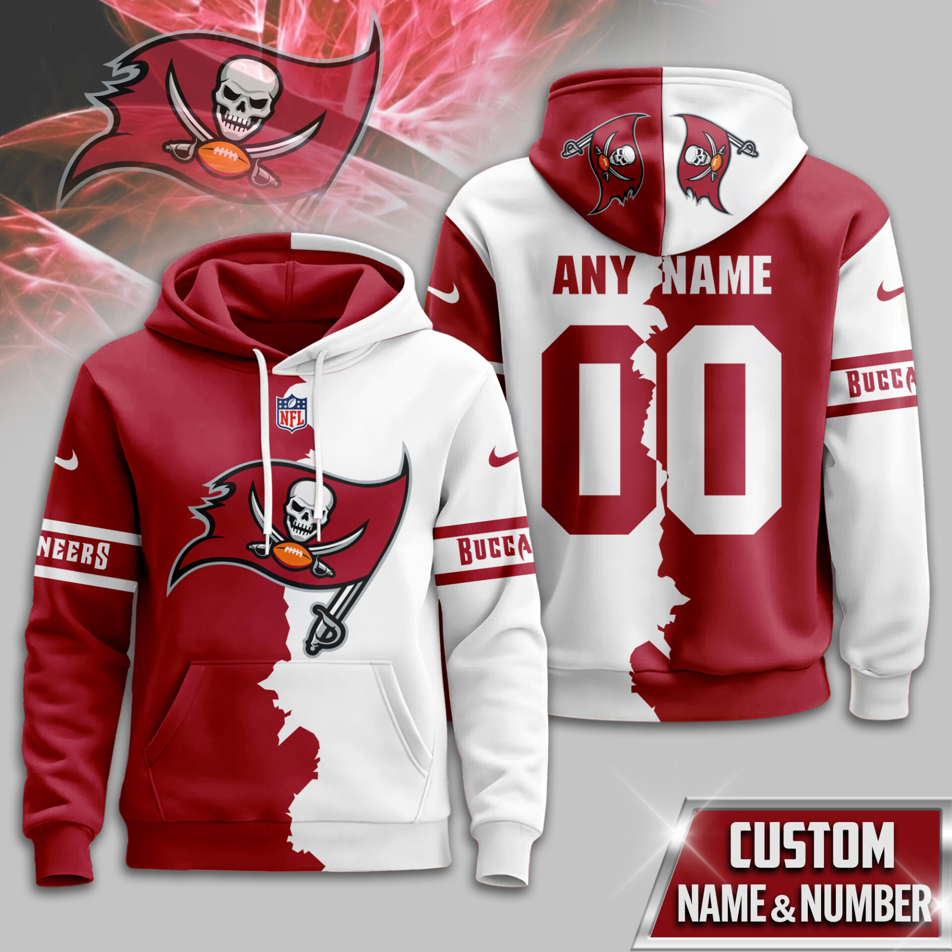 Buildercar - Tampa Bay Buccaneers | Premium Victory Split Hoodie