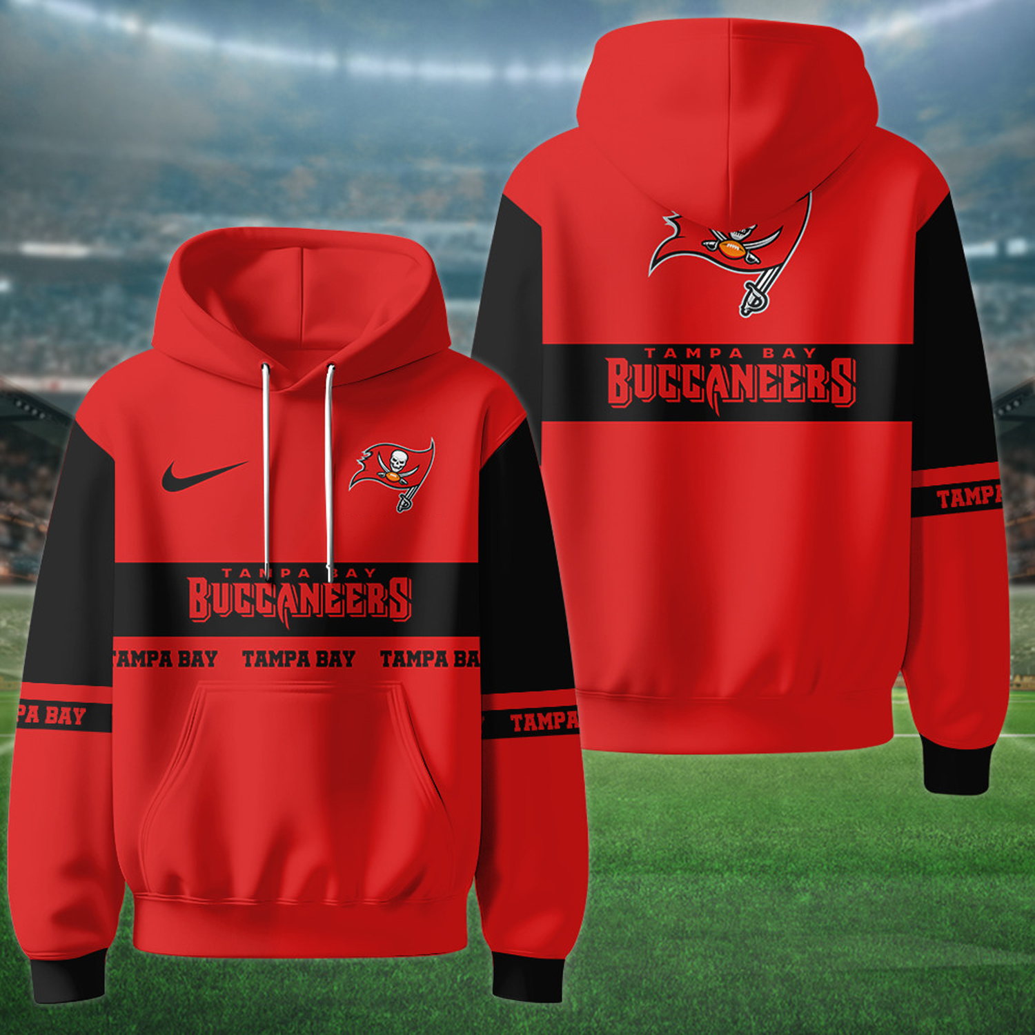 Buildercar - Tampa Bay Buccaneers x NFL Special Hoodie Newcastle United Style Personalized Gifts For Fan