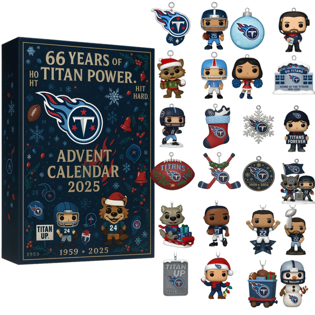 Buildercar - Tennessee Titans Advent Calendar 2025 66TH ANNIVERSARY -2D Acrylic