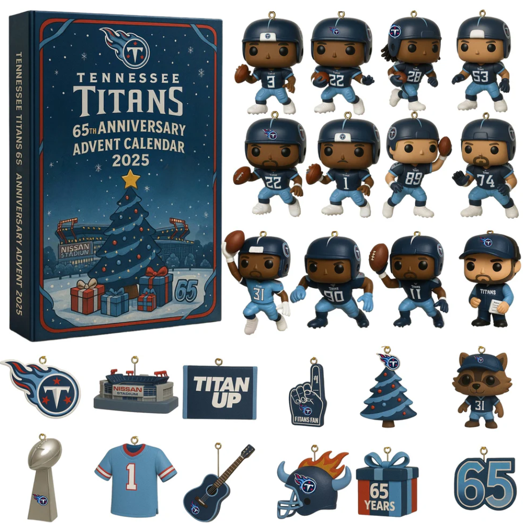 Buildercar - Tennessee Titans Advent Calendar 2025 66TH ANNIVERSARY -2D Acrylic