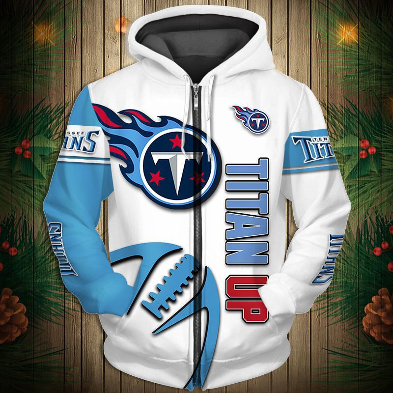 Buildercar - Tennessee Titans Hoodie Unisex NFL Pullover Hoodie for Football Fans hm10112549