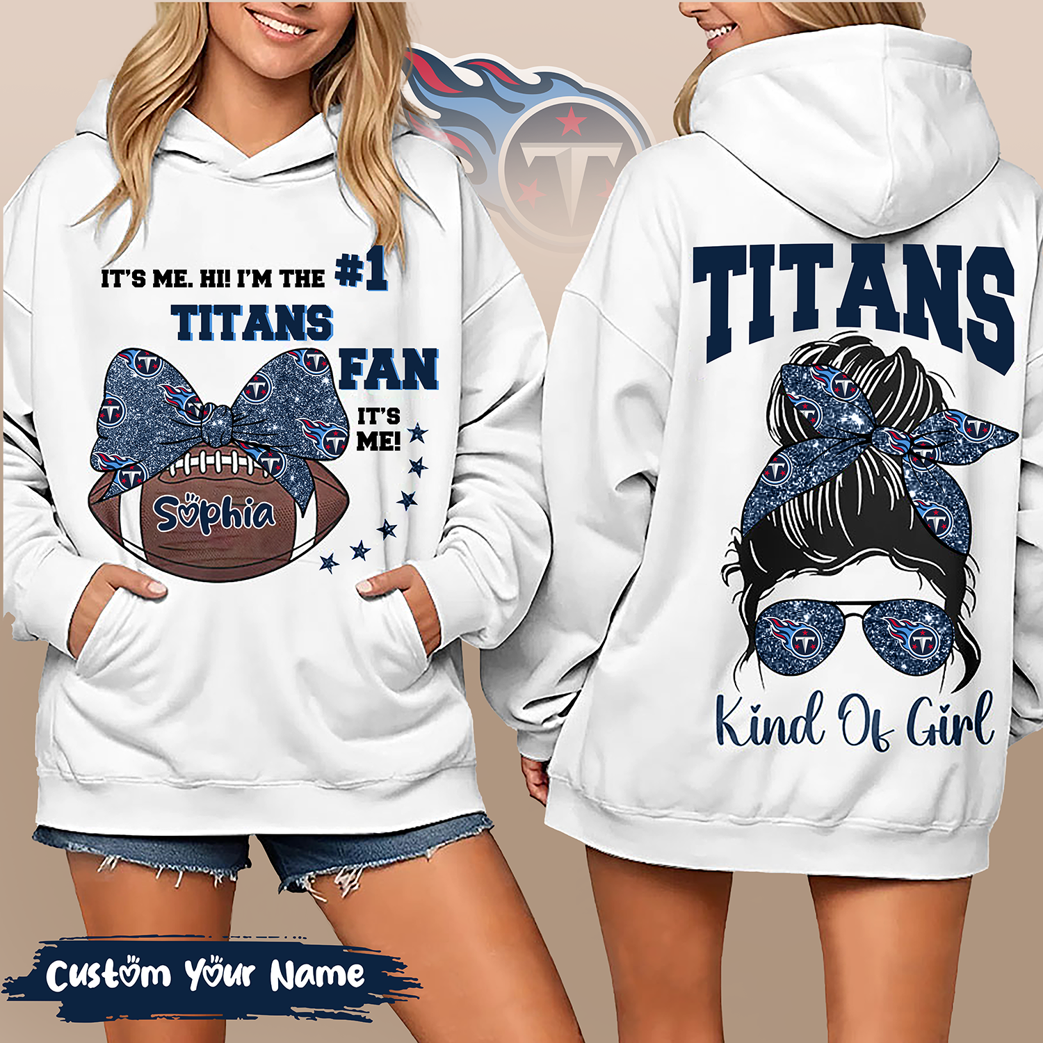 Buildercar - Tennessee Titans Premium NFL KIndianapolis Colts Of Girl Hoodie