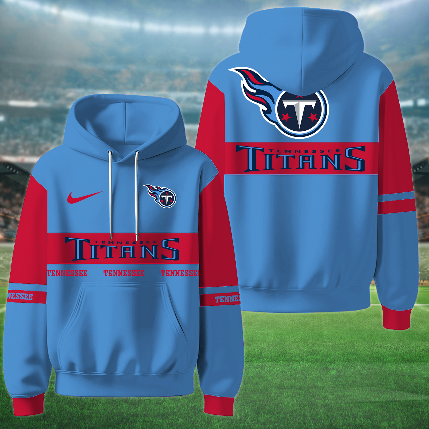 Buildercar - Tennessee Titans x NFL Special Hoodie Newcastle United Style Personalized Gifts For Fan
