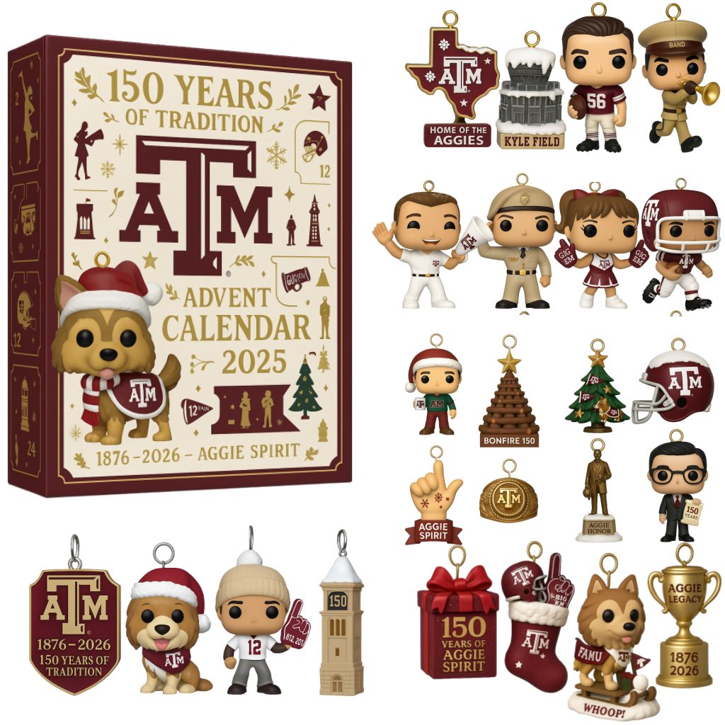 Buildercar - Texas A&M Aggies Anniversary Advent Calendar 2025 -2D Acrylic