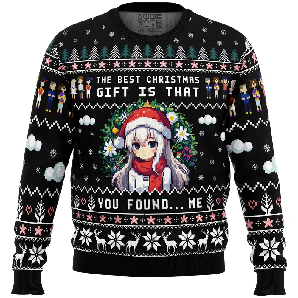 Buildercar - The Best Christmas Gift Anohana Ugly Christmas Sweater