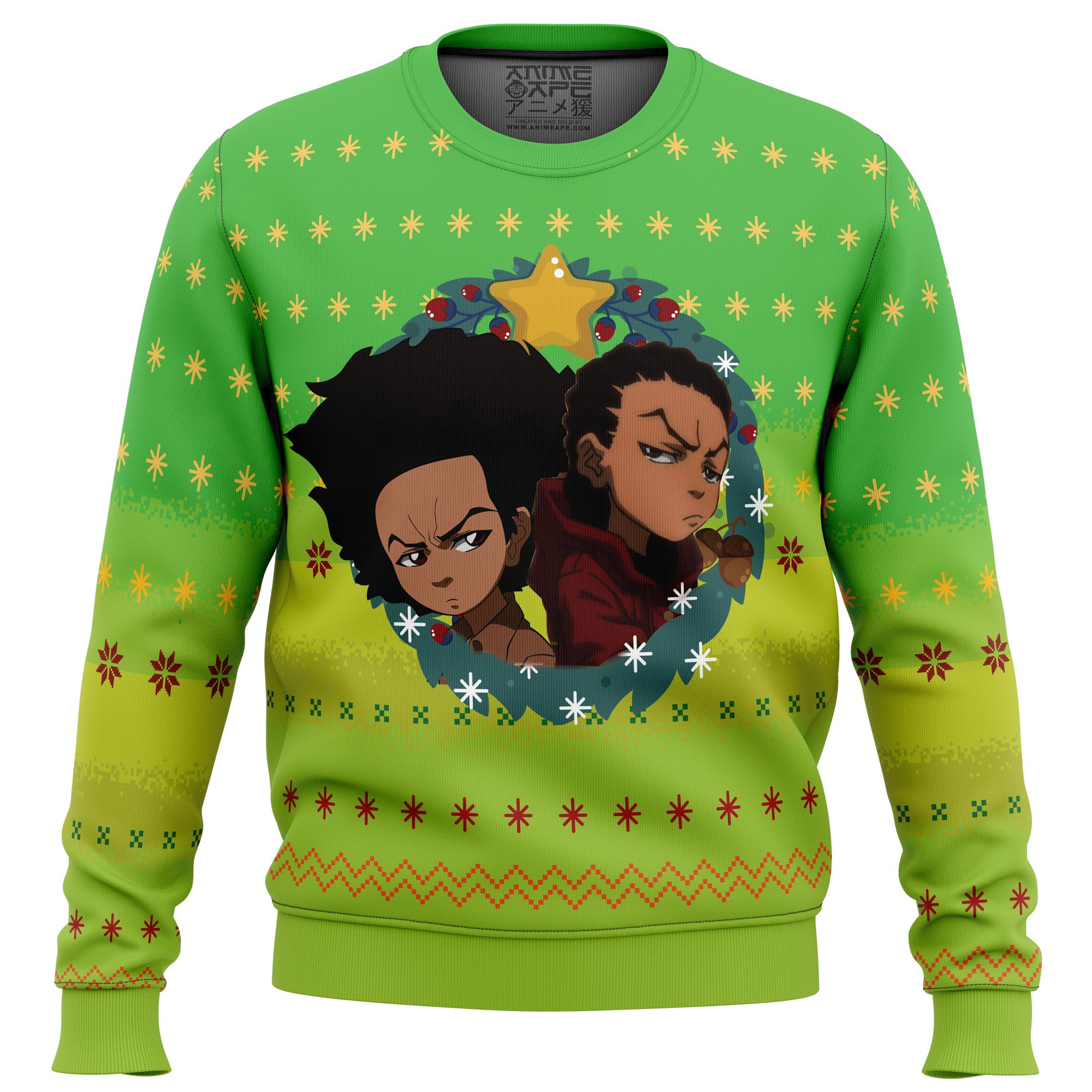 Buildercar - The Boondocks Ugly Christmas Sweater