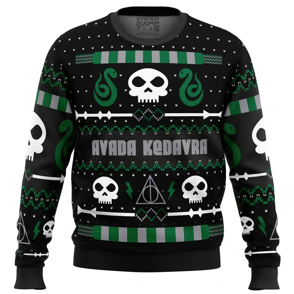 Buildercar - The Dark Sweater Harry Potter Ugly Christmas Sweater