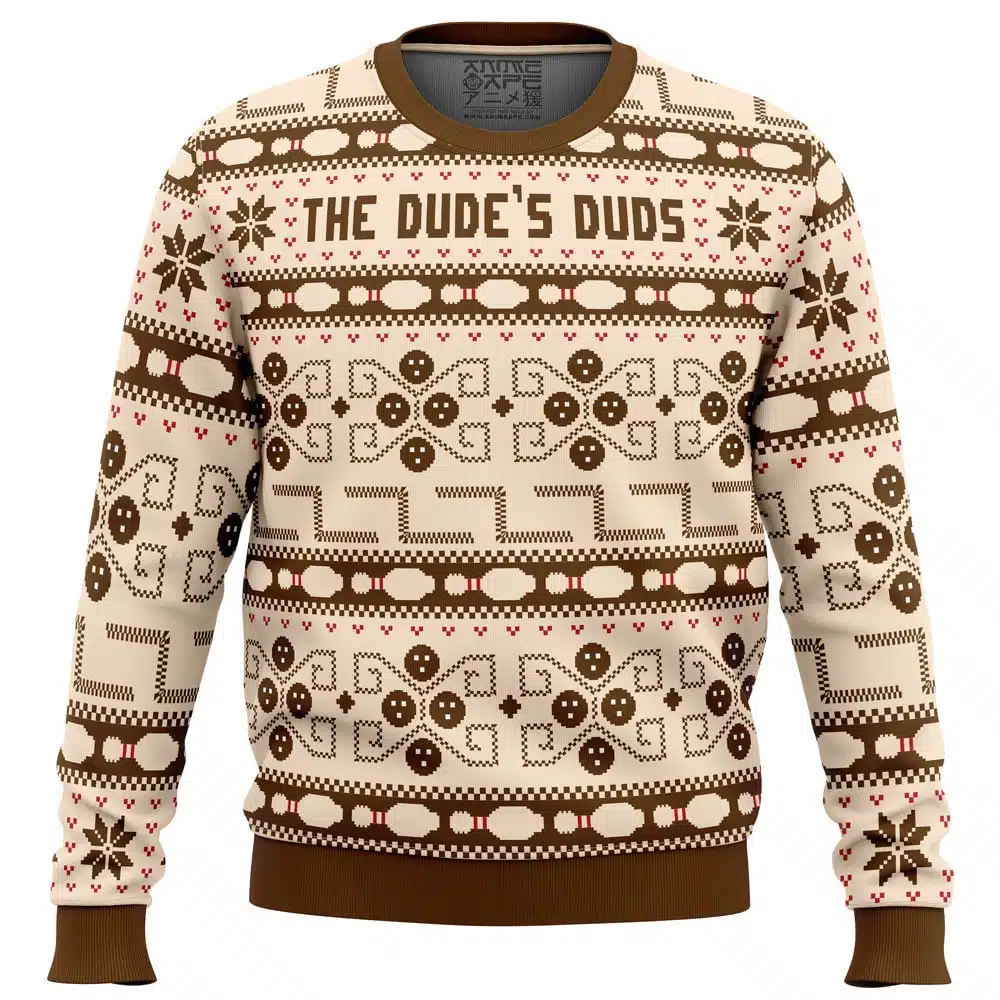 Buildercar - The Dude’s Duds The Big Lebowski Ugly Christmas Sweater