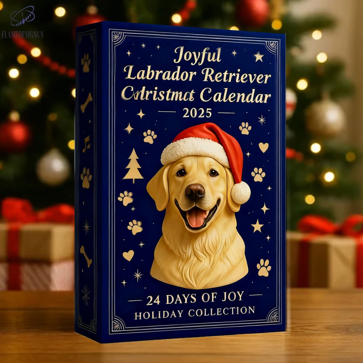 Buildercar - The Fun Labrador Advent Calendar 2025 -2D Acrylic