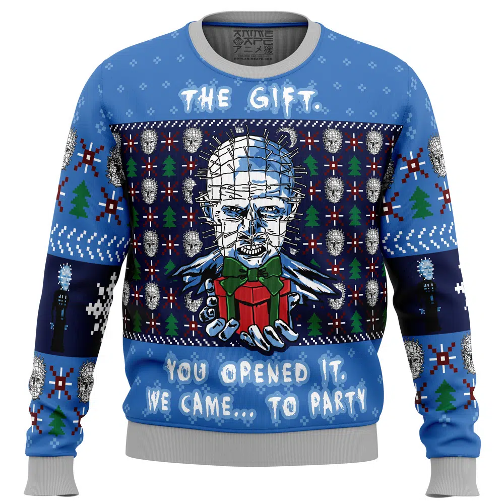 Buildercar - The Gift Hellraiser Ugly Christmas Sweater