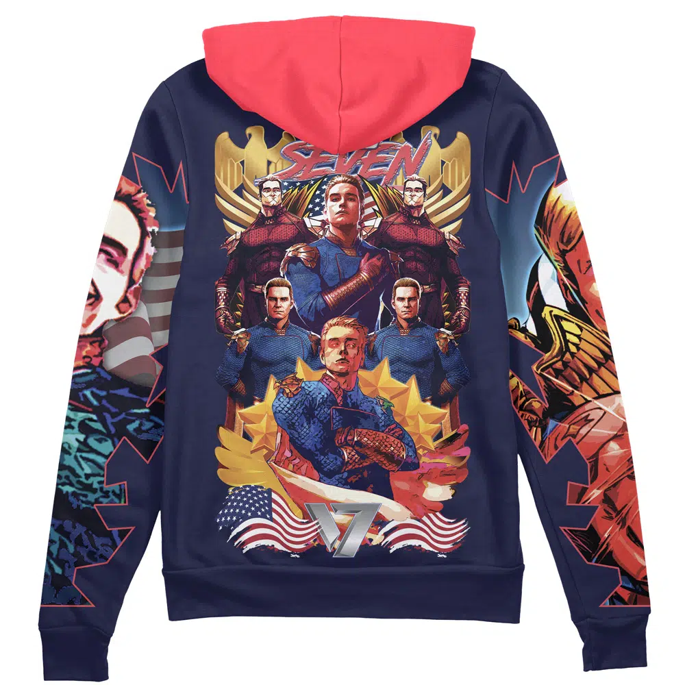 Buildercar - The Homelander The Boys Streetwear Zip Hoodie Jacket