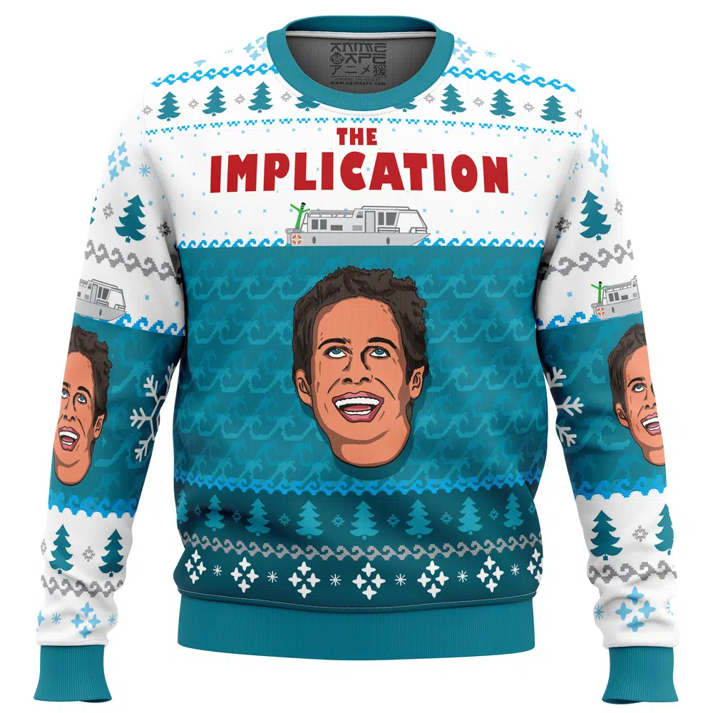 Buildercar - The Implication Always Sunny in Philadelphia Ugly Christmas Sweater