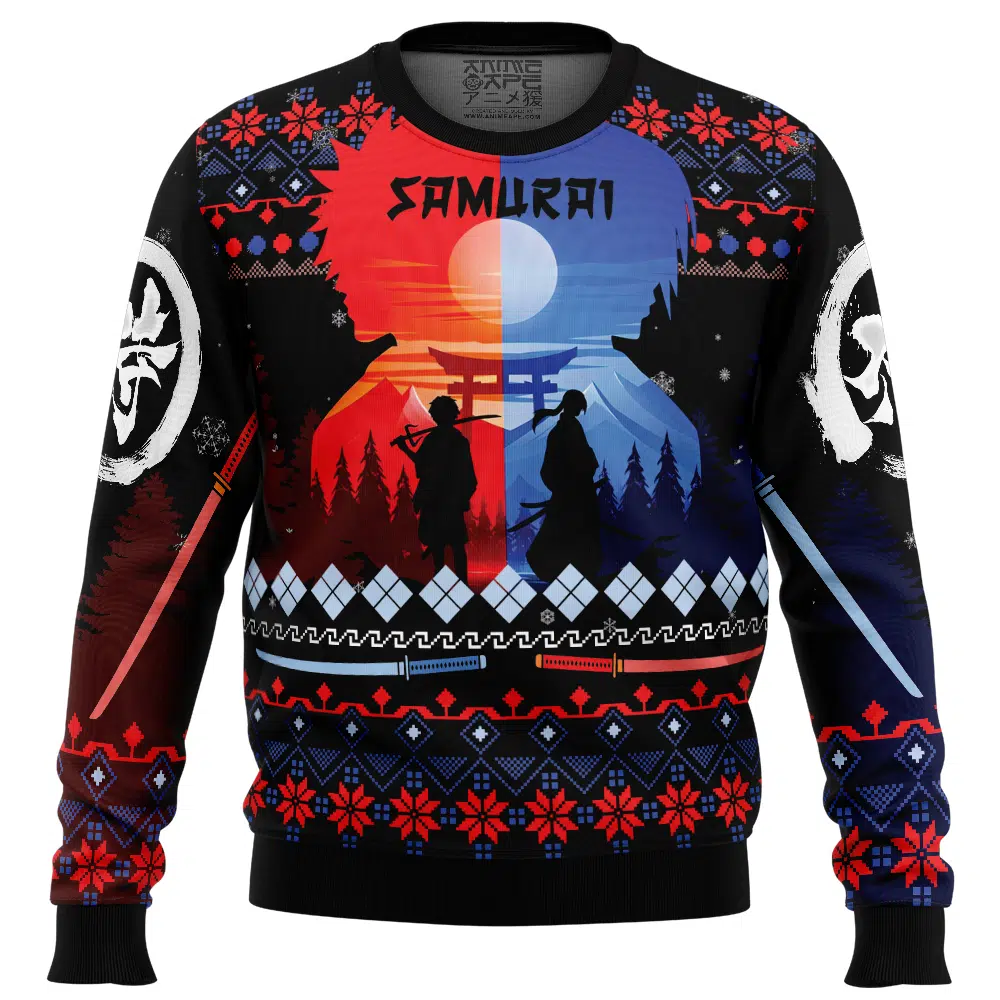 Buildercar - The Samurai Dou Samurai Champloo Ugly Christmas Sweater